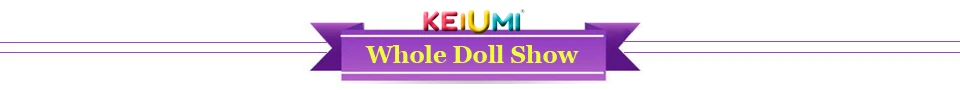 KEIUMI 22 ''Reborn baby girl полный корпус силиконовые модные детские куклы Дети Boneca Reborn DIY игрушки настоящая принцесса с изогнутыми волосами
