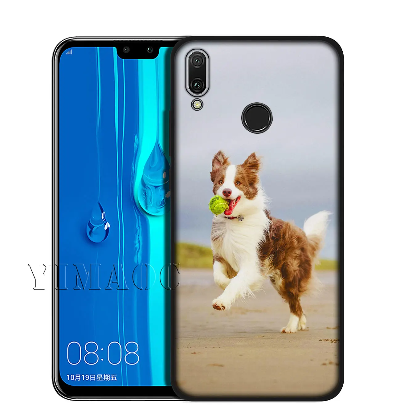 Мягкий силиконовый чехол YIMAOC corgi dog Для Huawei Y9 Y7 Y6 Prime 2019 Honor 20 8C 8X 8 9 9X 10 Lite 7C 7X 7A Pro