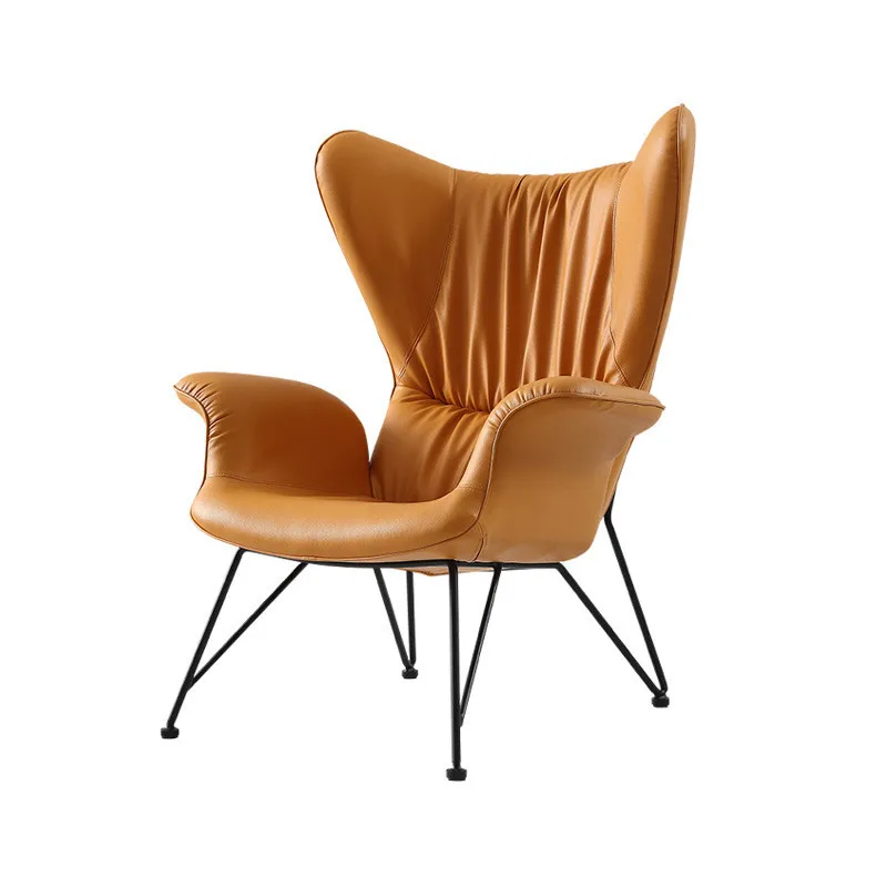 2 PCS CHAIR Простой современный одноместный диван дизайнерский креативный стул для отдыха Спальня Кабинет светильник роскошный одноместный диван стул - Цвет: 2 PCS CHAIR