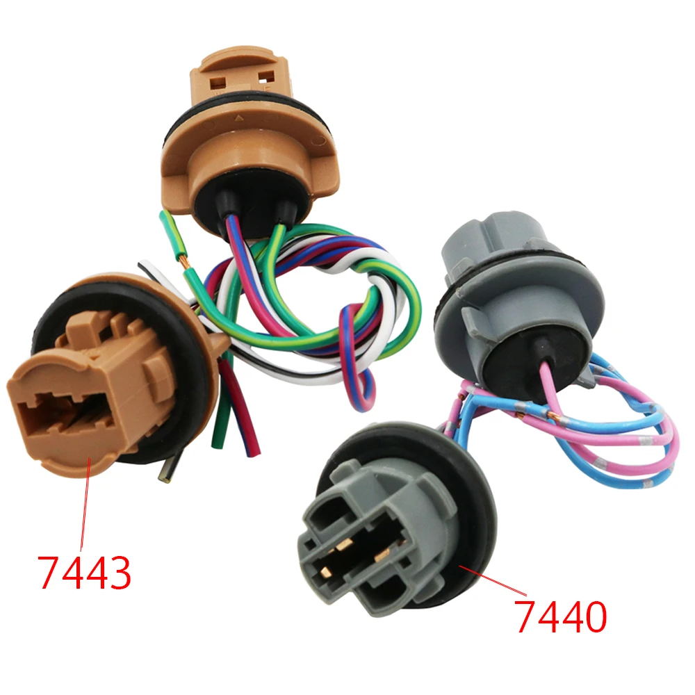 YSY 2 шт. T20 7440 7443 Светодиодная лампа Торцевая с поворотным сигналом жгут проводов