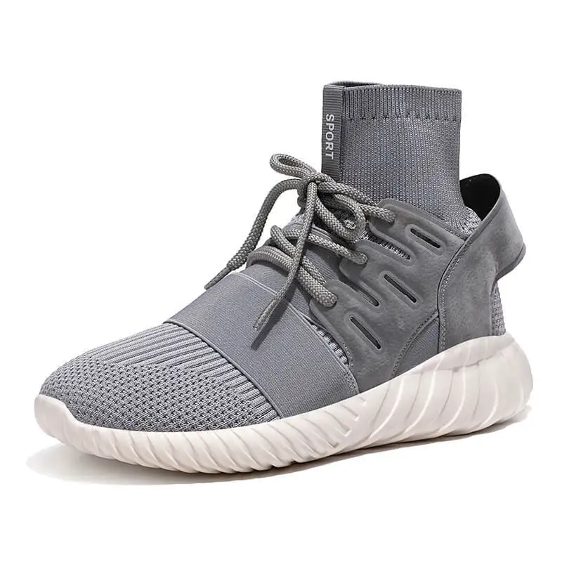 Модные уличные черный серый Красный Высокий Верх 350 Boost V2 спортивные туфли для Для