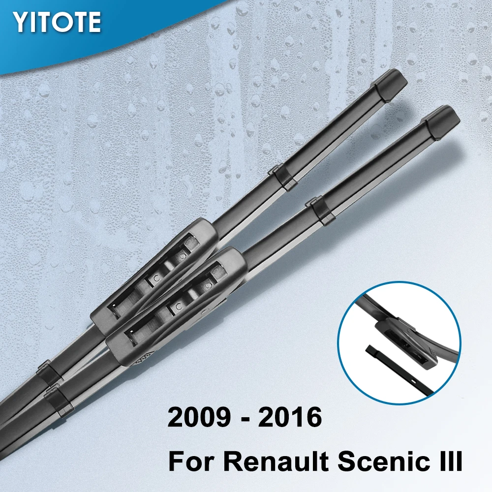 Щетки стеклоочистителя YITOTE для Renault Scenic III 30 дюймов и 26 подходит штык Arms 2009 2010 2011 2012