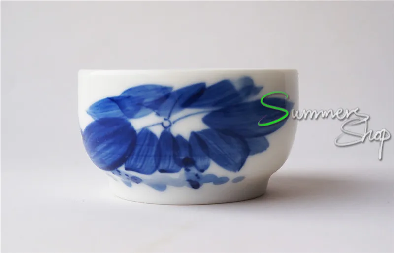 Hand painted blue and white porcelain tea cup/high end cup | Дом и сад