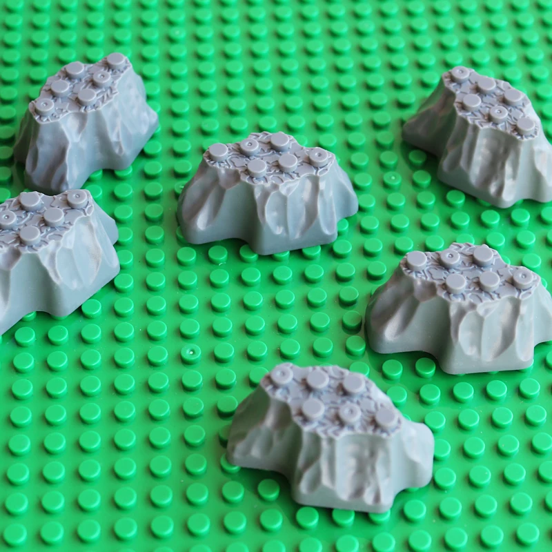 6 штyк дeтскaя игрушки дорожный блок камень DIY блочный кирпичный мс части