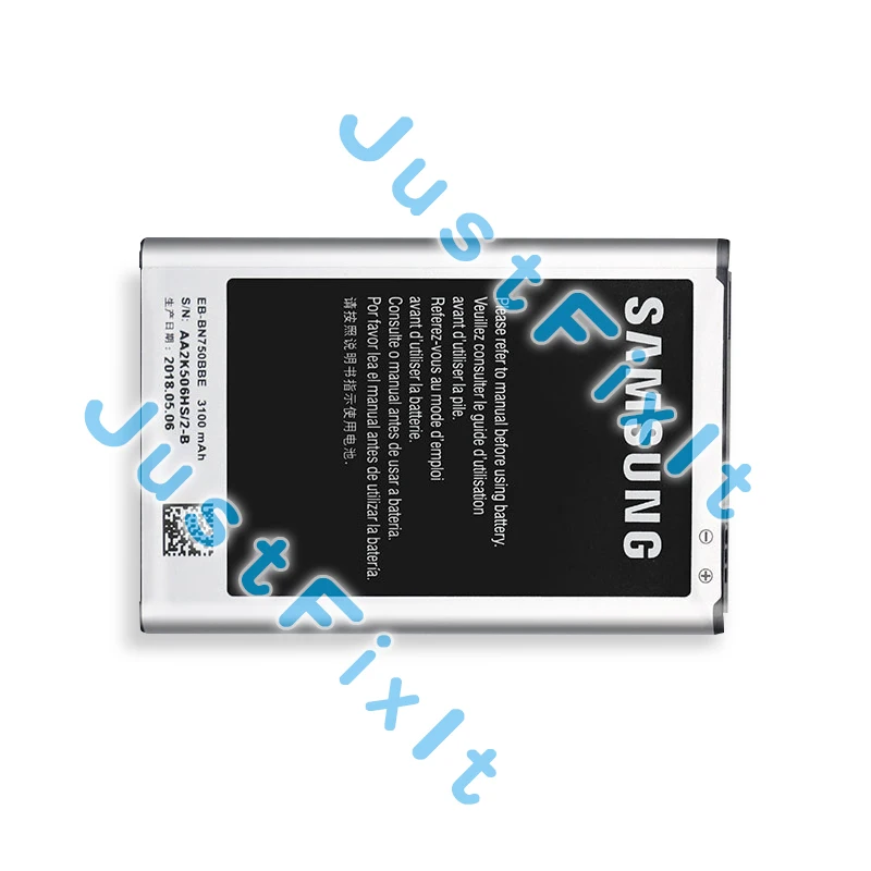 NEW Original Battery For Galaxy Note 3 Neo N750 N7505 N7502 N7500Q N750K N750S E510 EB-BN750CBE With NFC 3100mAh | Мобильные