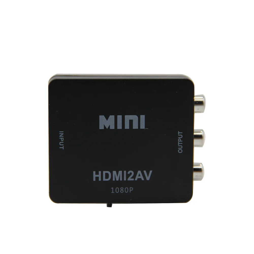 Адаптер HDMI совместимый с AV/RCA CVBS 1080P HDMI2AV адаптер конвертер коробка поддержка NTSC PAL