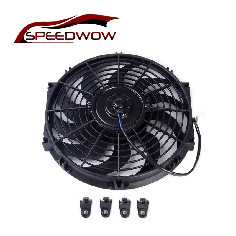 Кулер для охлаждения двигателя SPEEDWOW Slim нажимной электрический радиатор 12 дюймов