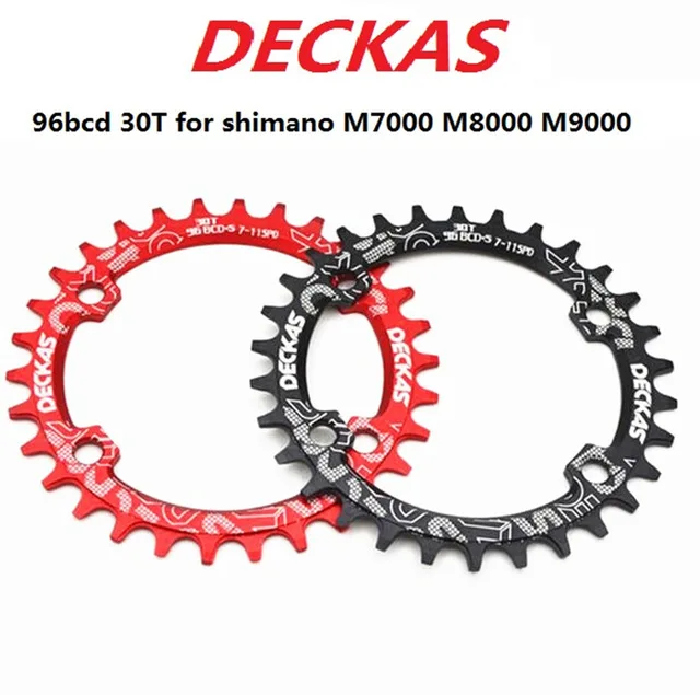Deckas 96bcd 30T круглая Звездочка для горного велосипеда 96 мм 7 11 скоростей Shimano M7000 M8000