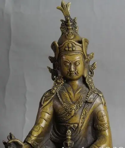 YM 306 тибетская статуя Vajrayana fane GuRu Ринпоче падмамбава падмакара Будда | Дом и сад
