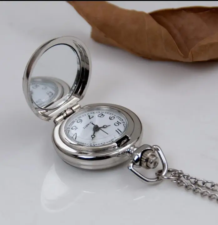 

Shinning Small Women Crystal Quartz Pocket watch 10pcs/lot