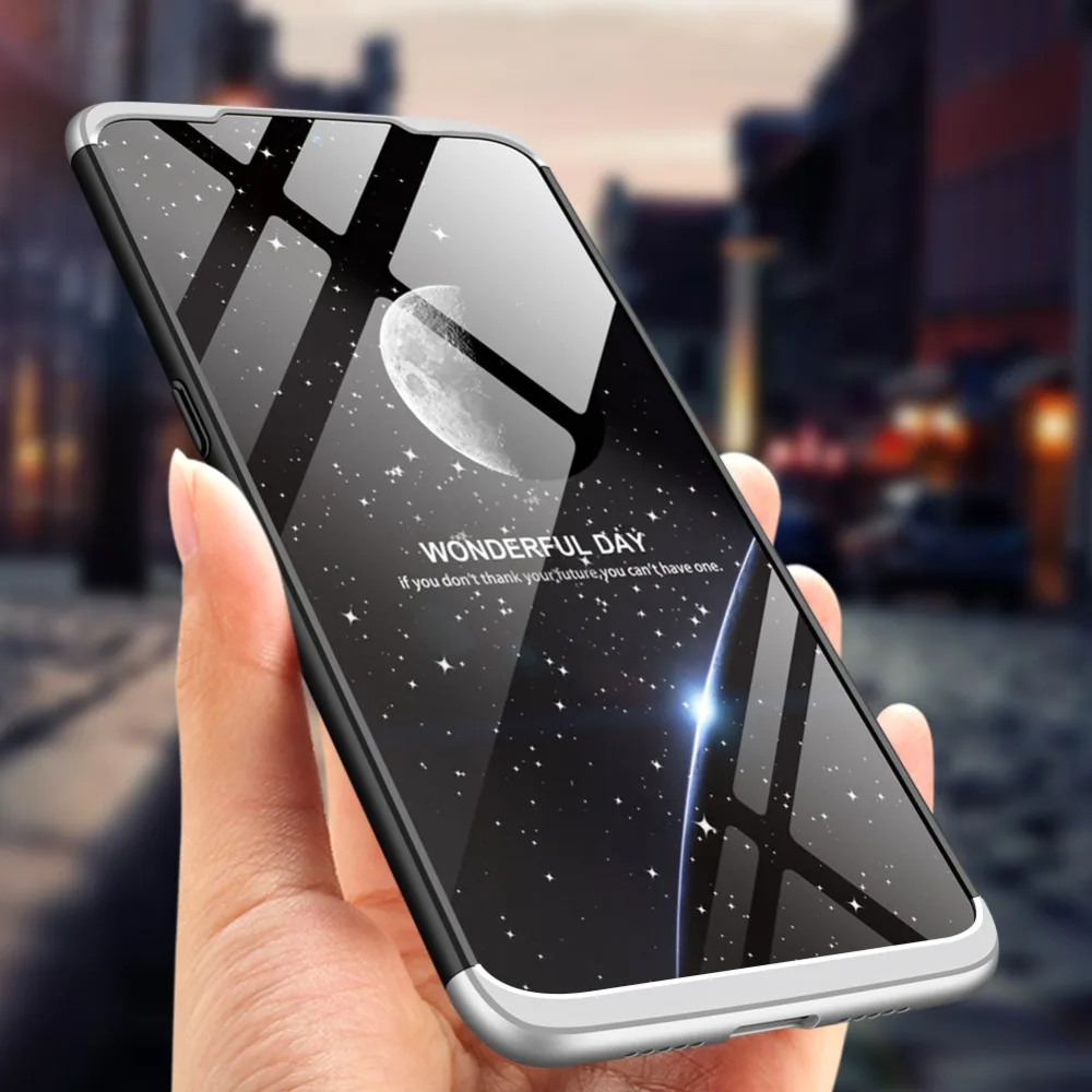 Оригинальный чехол для OPPO Realme 3 Pro роскошный с полной защитой кольцо магнетизм ПК