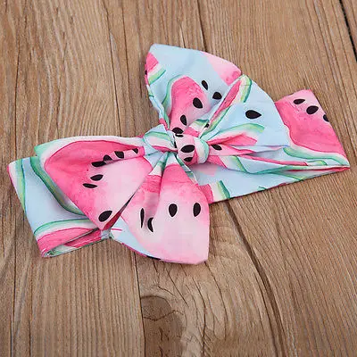 Baby Girls Toddlers Floral Flower Cotton Big Bow Hair band Headband Accessories | Детская одежда и обувь