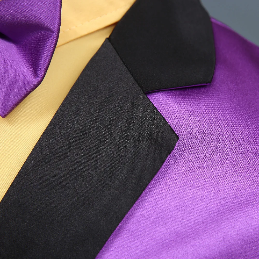 Формальные костюмы для взрослых мужчин фиолетовые красные блейзеры с цветами