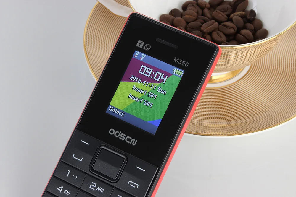 Мобильный телефон Guophone M350 для пожилых людей, 1," экран, две sim-карты, FM, WhatsApp, Bluetooth Камера, недорогой телефон