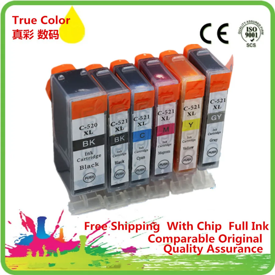 Запасной картридж для принтера Canon MP980 MP990 PGI 520 MP 521|ink cartridge|ink cartridge for canoncartridge canon |