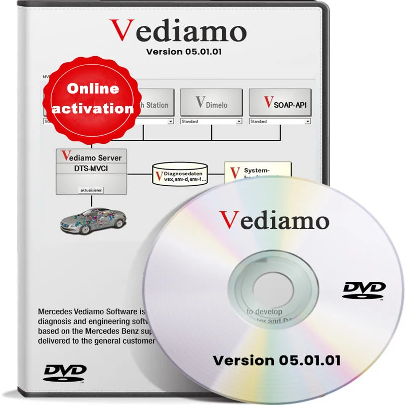 2019 Vediamo 5.01.01 инженерное программное обеспечение для MB STAR C4 SD C5 офлайн