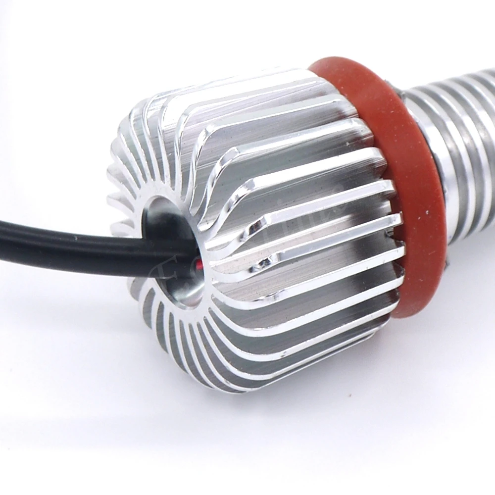 Eonstime 6000k 2 шт. 40 Вт H8 Cree 4LED чипы HID фары ангельские глаза для BMW E60 E61 E63 E70 X5 X6 Z4 E71 E82 E87 E89