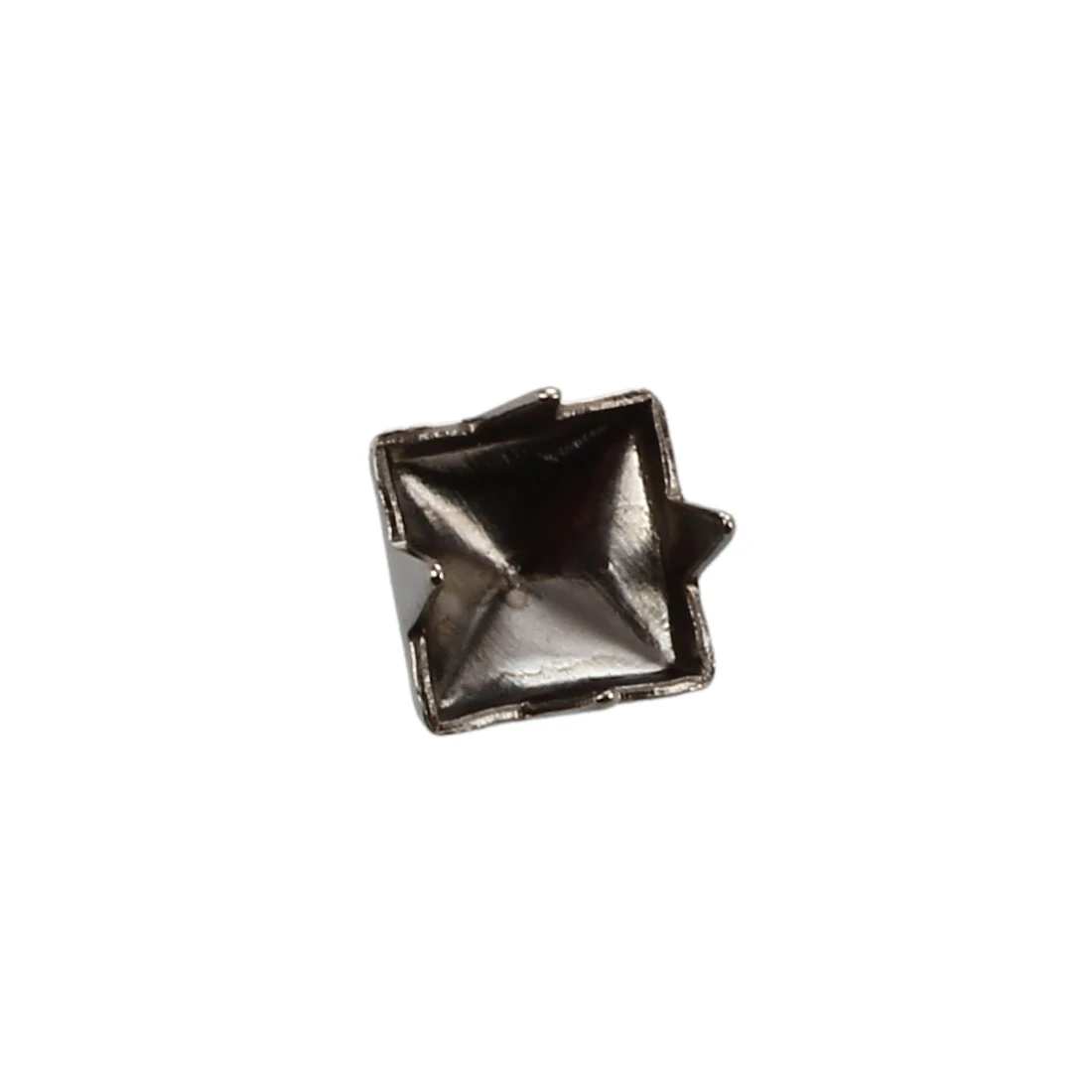 100 5mm Pyramid Dark Grey Stud Rivet Spikes DIY Leathercraft Handbags Bracelets |