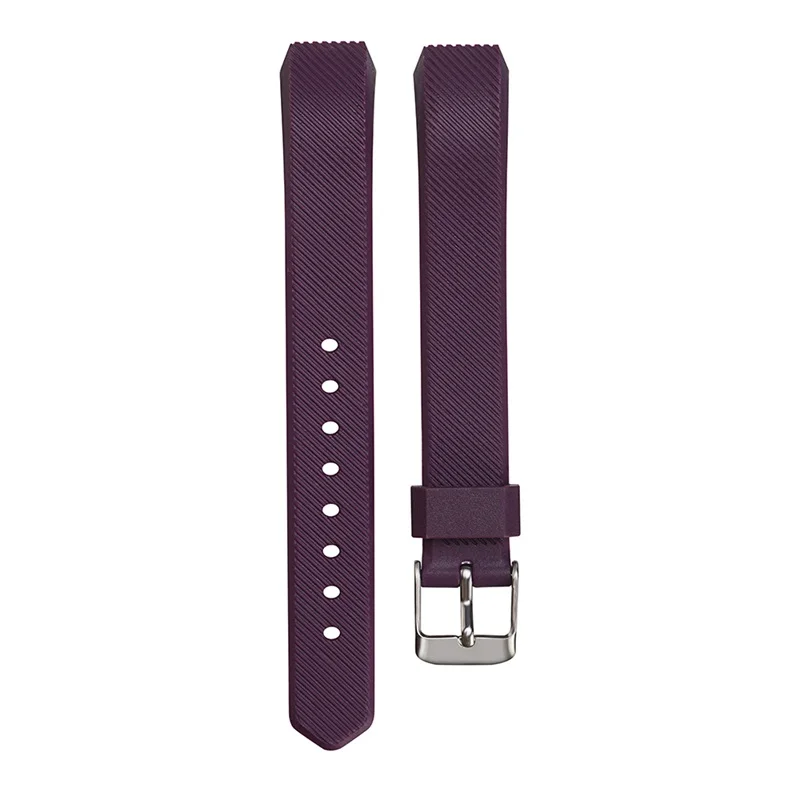 Dark purple Силиконовые умные часы ремешок для Fitbit Ace Smart Band сменный Браслет для Fitbit Браслет Alta умный аксессуар 4,6-6,0 дюймов - Цвет: Dark purple