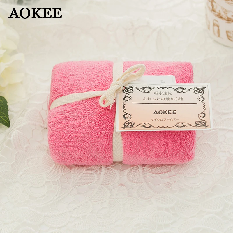 AOKEE бренд 34*80 см Высокое качество микрофибра банное полотенце для волос лица