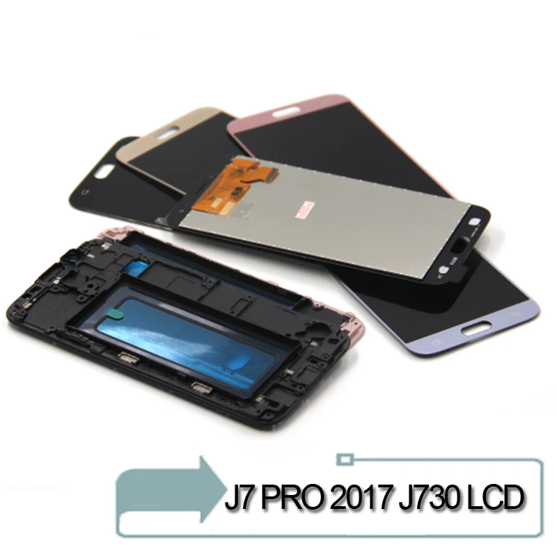 J730 ЖК-дисплей для samsung Galaxy J7 Pro 2017 J730F lcd-экраны Дисплей сенсорный экран дигитайзер