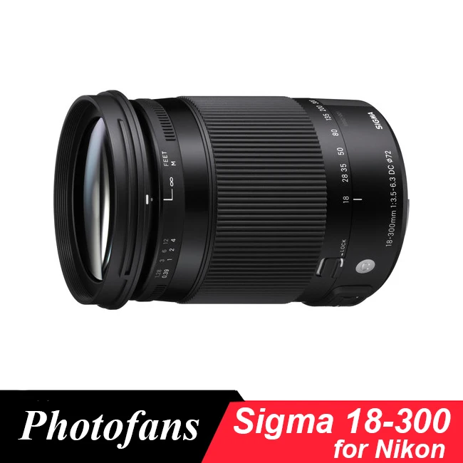 

Sigma 18-300 мм f/3,5-6,3 DC MACRO OS HSM современный объектив для Nikon D3200 D3300 D3400 D5200 D5300 D5500 D5600 D7100 D7200 D7500
