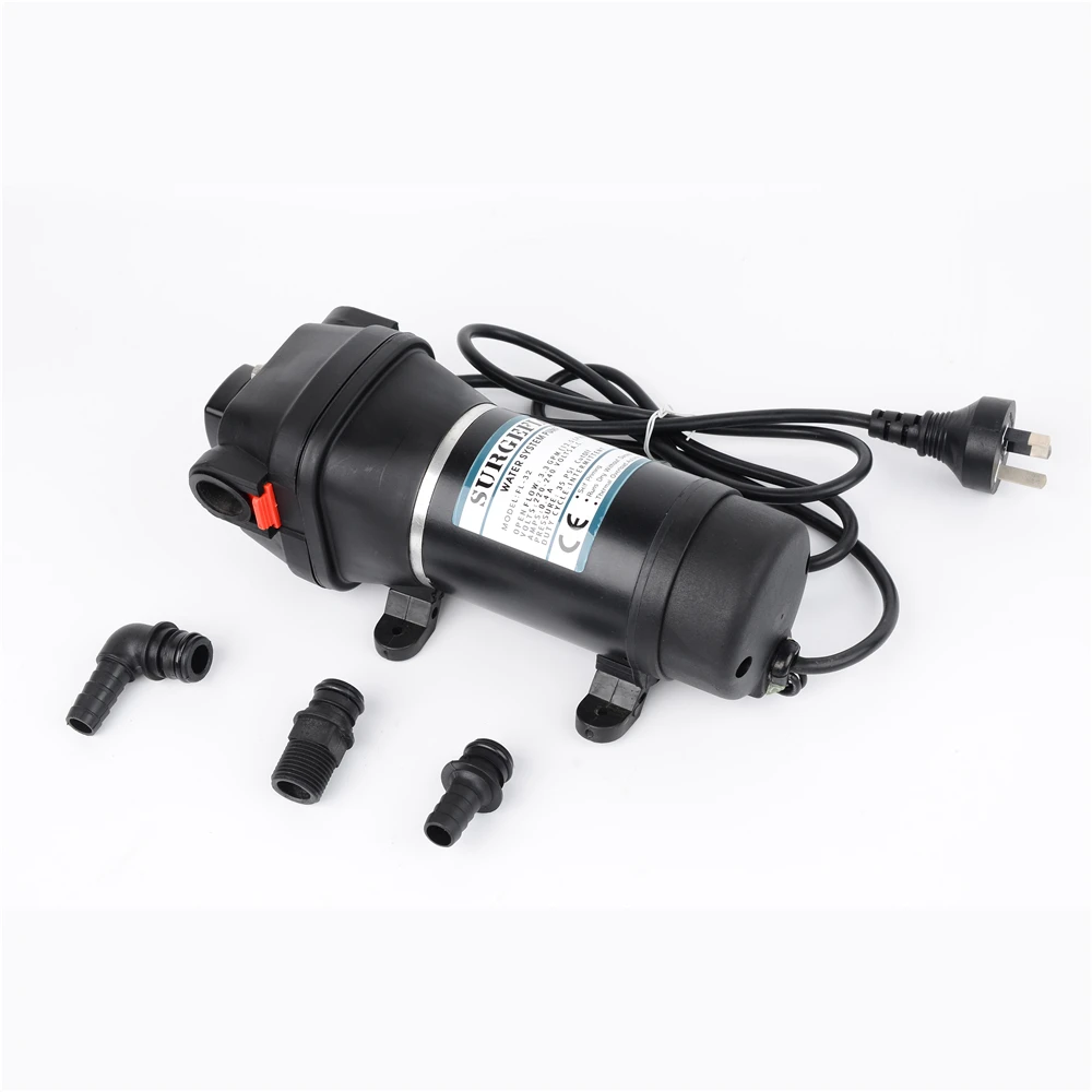 Lift 20m 35PSI 110V/220V AC Plug Household Large Flow Automatic Pressure Switch Mini Electric Diaphragm Water Pump FL 32 33|diaphragm water