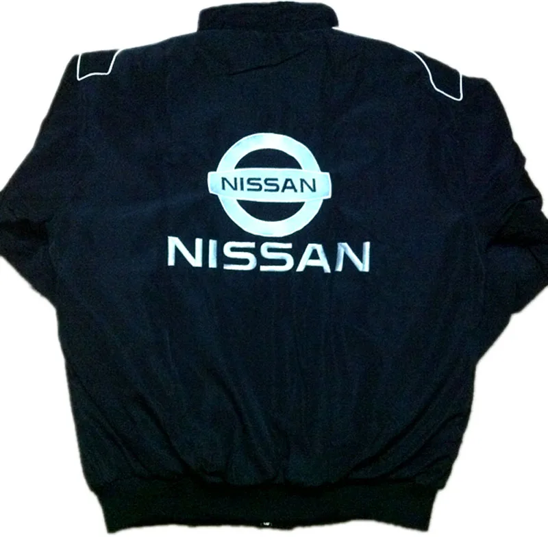 F1 автомобильный драйвер ветрозащитная куртка марки Nissan на молнии с логотипом автомобиля куртка двигателя