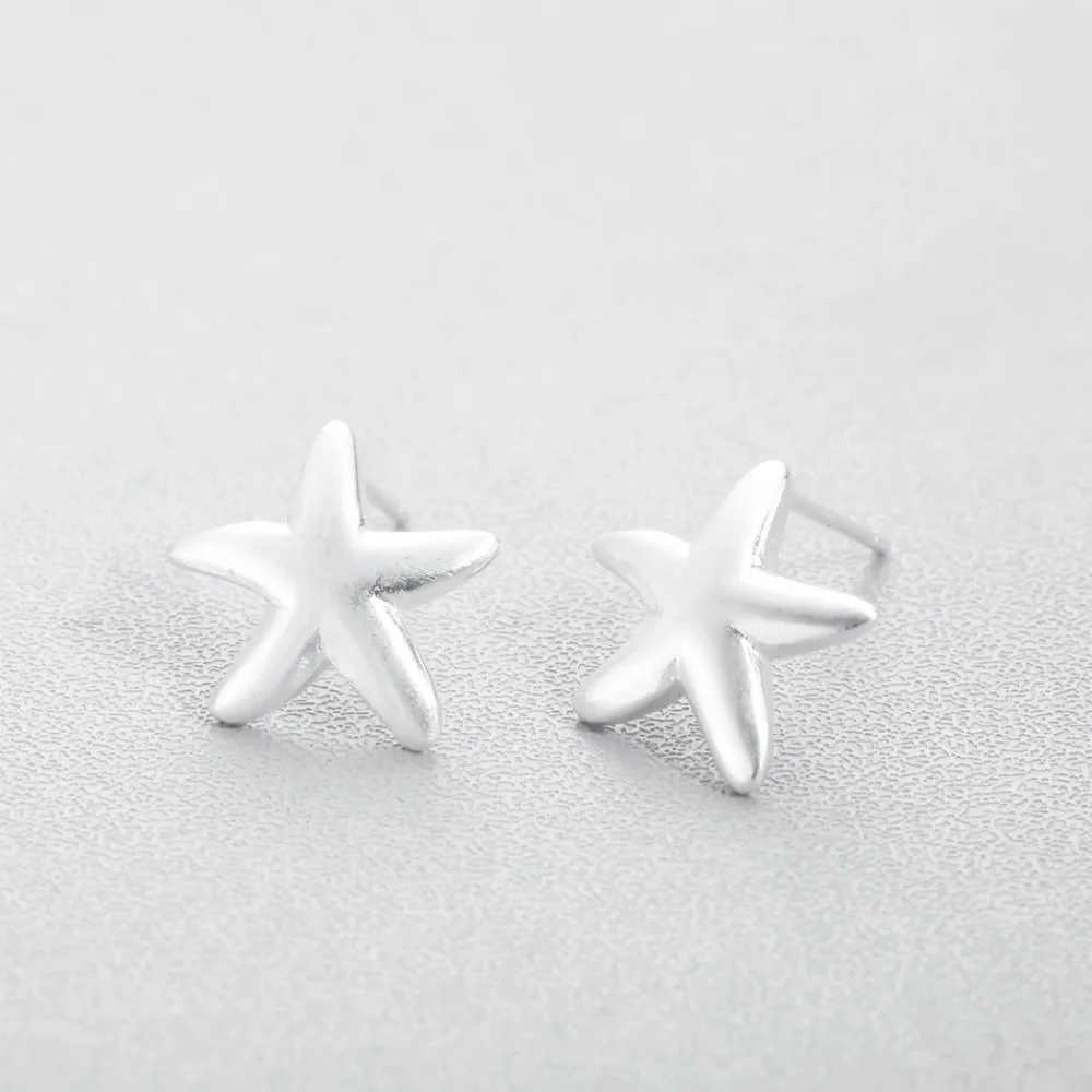 Женские серьги гвоздики в виде морской звезды|starfish stud earrings|fashion earringsstud earrings |