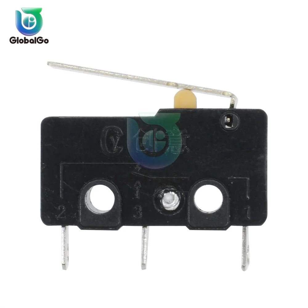 10 шт./лот KW11 3Z микро переключатель 3PIN 5A 250 в N/O N/C мини концевые тактовые