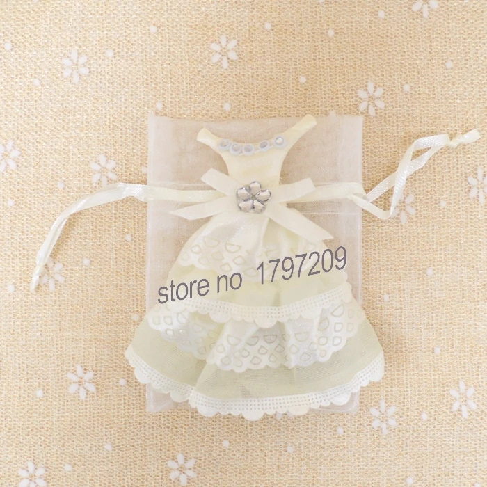 1 шт. белое свадебное платье невесты свадебный подарок сувенирный мешок для