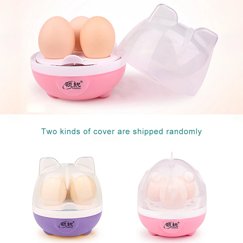 

Multifunctional Electric Eggs Boiler Cooker Steamer For up to 3 Eggs Egg Poacher Boiler Removable Tray Home Kitchen 220V 160W