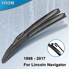 Гибридные щетки стеклоочистителя YITOTE для Lincoln Navigator подходят для крючковых рычагов от 1998 до 2017