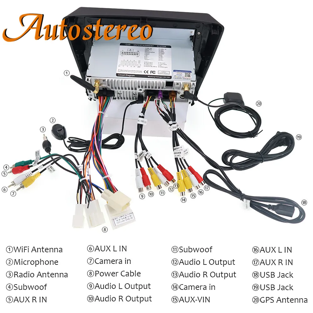 Car No DVD player GPS navigation Android 9 For Subaru Forester Impreza 2008-2013 Auto multimedia radio tape recorder head unit