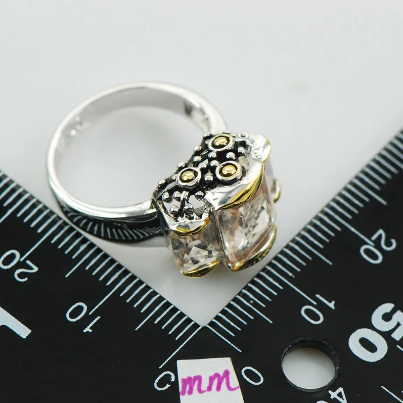 Морганитом, 925 пробы Серебряное кольцо Размеры 6 7 8 9 10 F994