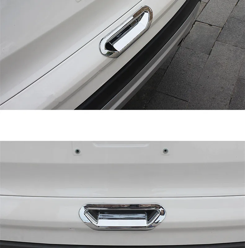 ABS хромированные задние торцевые двери декоративные ручки наклейки для Ford Kuga Escape