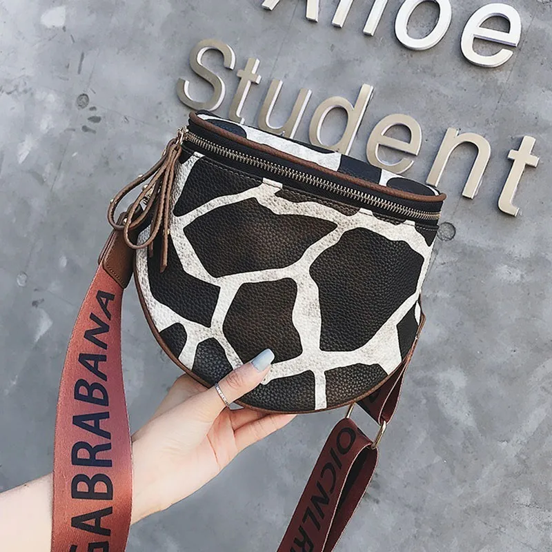 Новая роскошная женская кожаная сумка седло с граффити женские ручные сумки