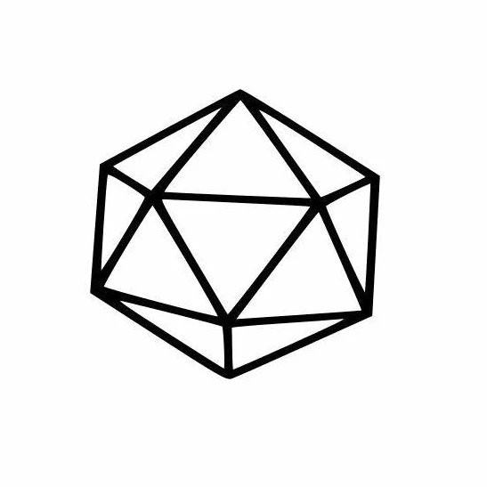 Icosahedron священные геометрические высеченные автомобильные наклейки
