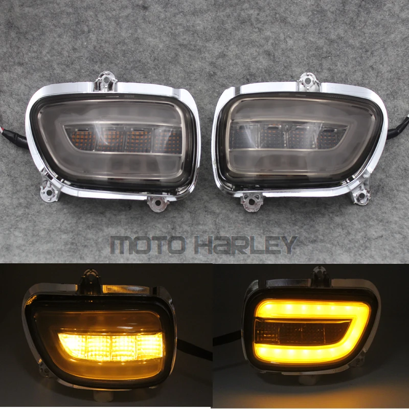 Светодиодный передний поворотный сигнал для мотоцикла Honda Goldwing GL1800 01-17 F6B 13-17 2014 2015