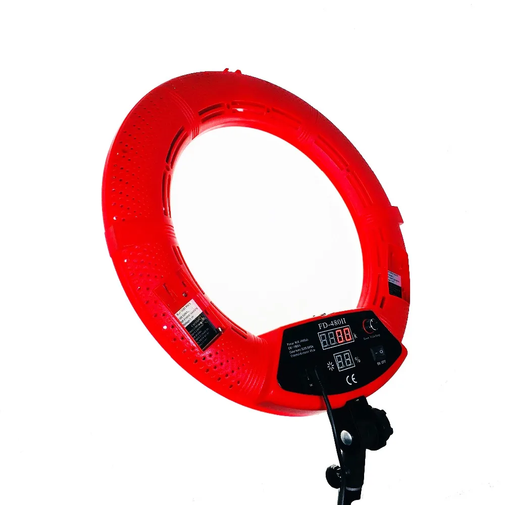 Yidoblo FD 480II Bi color Photo Studio Ring светильник LED Video Single Lamp no tripod ing 96W 5500K 480