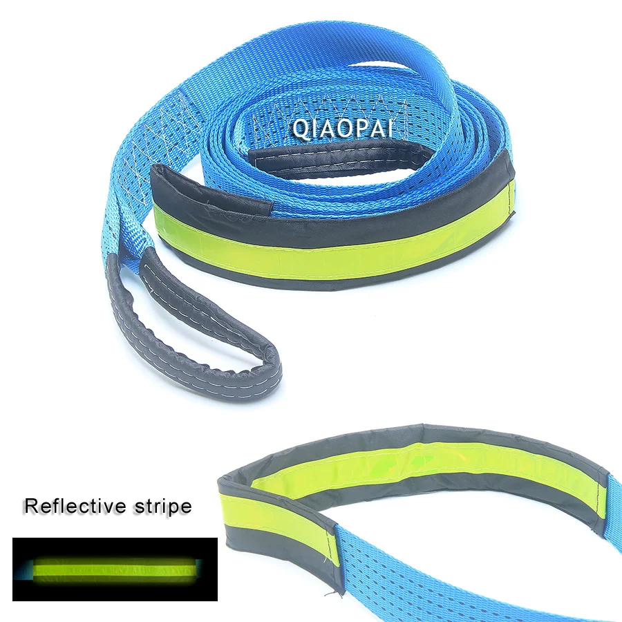 Универсальная автомобильная лебедка 5 м 8 тонн синтетическая нейлоновая