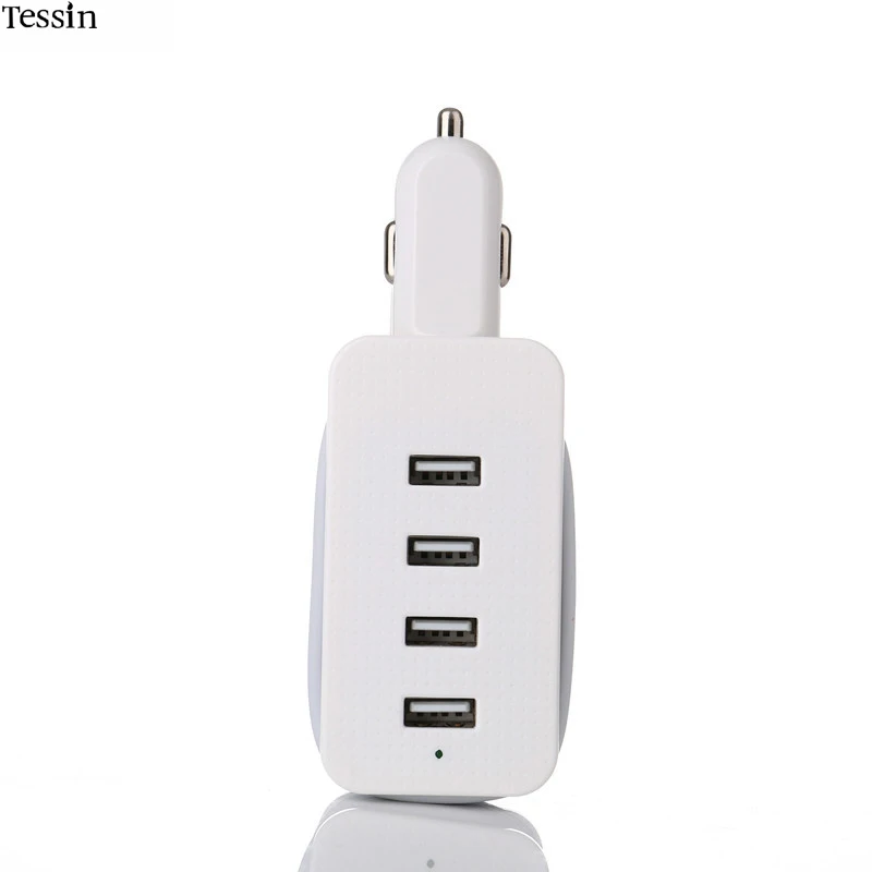INGMAYA 4 портами для автомобильного зарядного устройства USB 4.3A 3.3FT кабель передачи