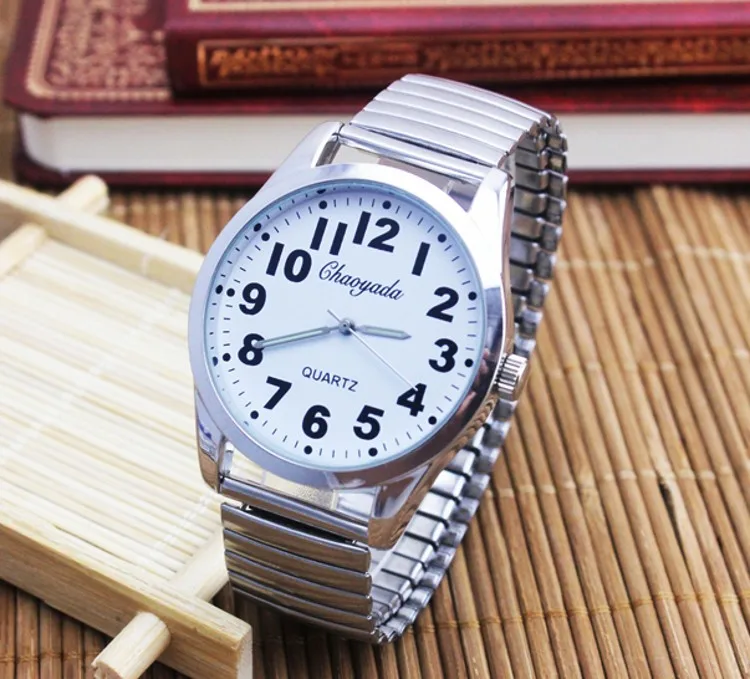 Часы chaoyada мужские новые известные Relojes гибкий эластичный ремешок часы из