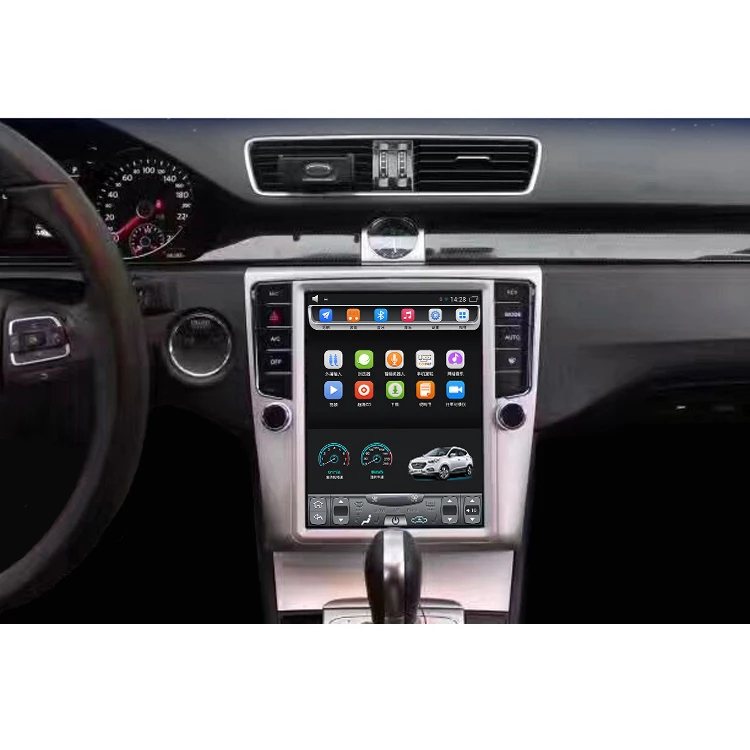 Подходит для 2010 2017 CC Magotan B7 10 4 дюймов Tesla вертикальный сенсорный экран Android