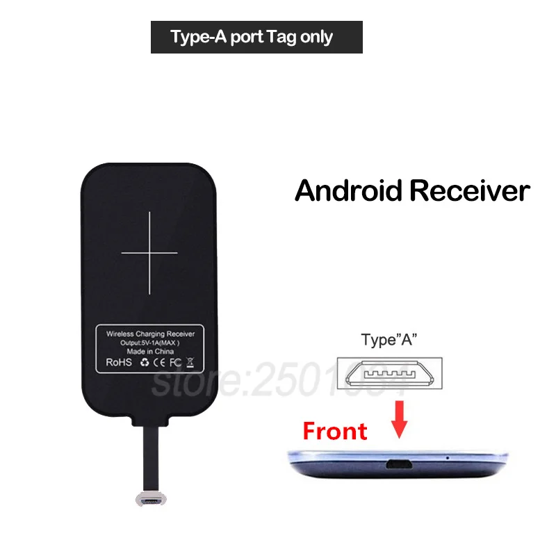 Type A Tag only Nillkin Qi Беспроводной Подставка для зарядки для Xiaomi Redmi 4X5 6 5A 6A быстро Беспроводной Зарядное устройство+ Тип-ресивер для samsung J5 J7 Pro - Тип штекера: Type A Tag only