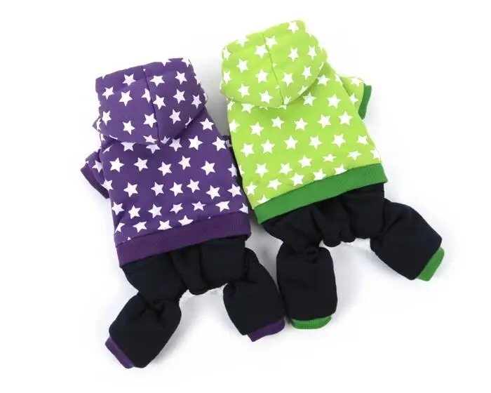 Осенне-зимние теплые мягкие спортивные костюмы для собак и кошек модные