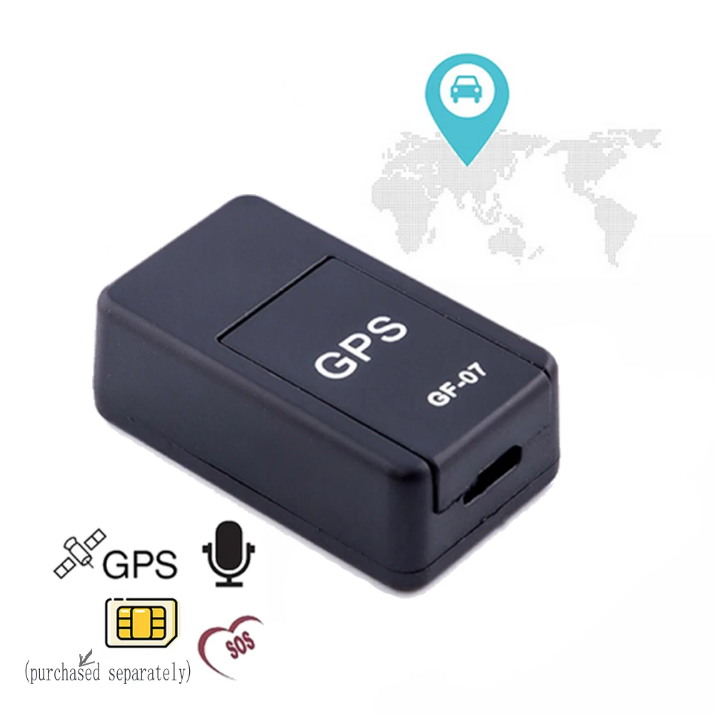 GF 07 автомобильный мини трекер gps локатор магнитное устройство аварийного