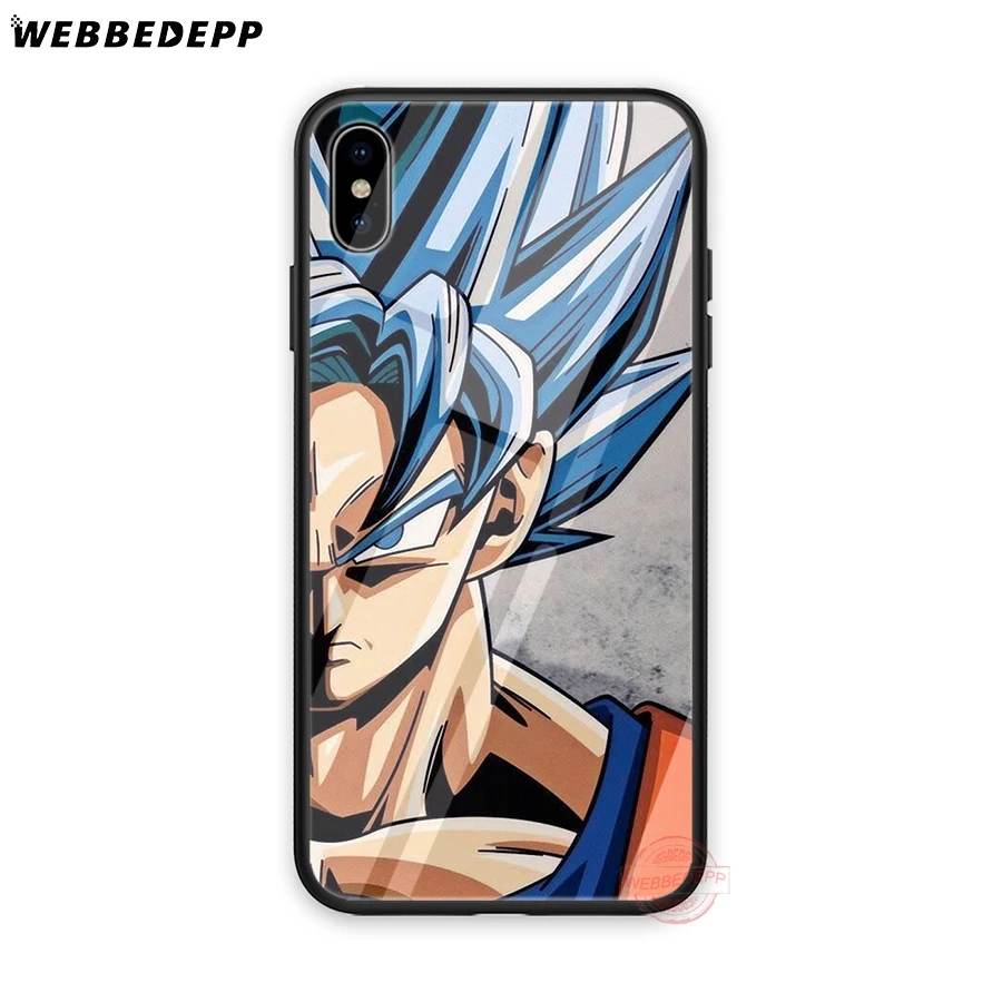 WEBBEDEPP Dragon Ball Dragonball Z Tempered Glass Phone Case for Apple iPhone XS Max XR X 8 7 6S Plus 5S SE Cover | Мобильные