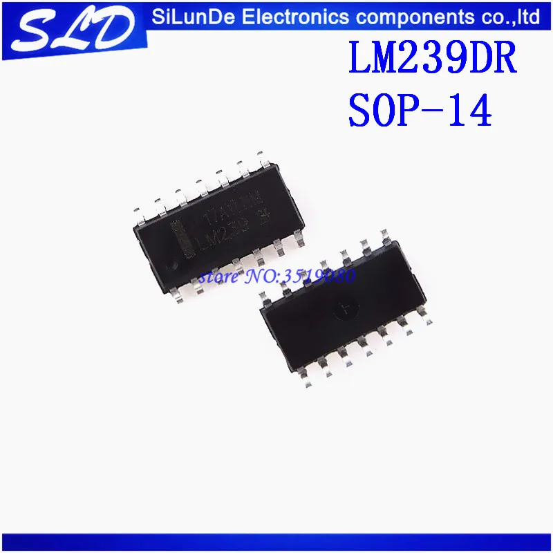 10 шт./лот LM239DR SOP-14 LM239 SOP LM239DT новая и оригинальная фотография | Электроника