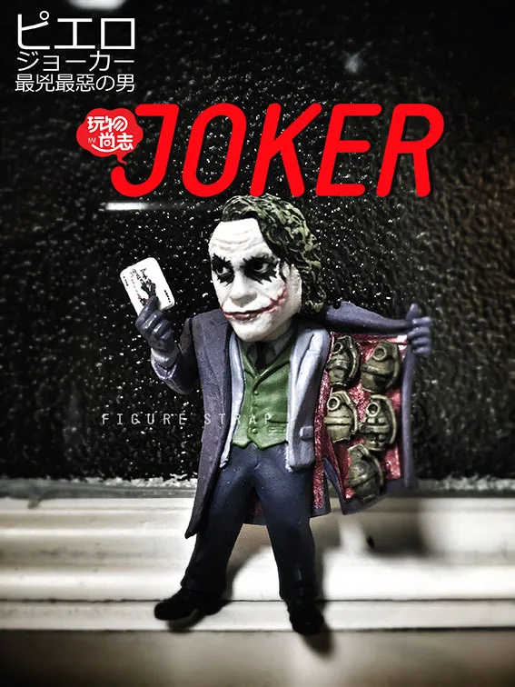1 шт. DC Comics модель Бэтмен Джокер клоун ПВХ фигурка Коллекционная игрушки